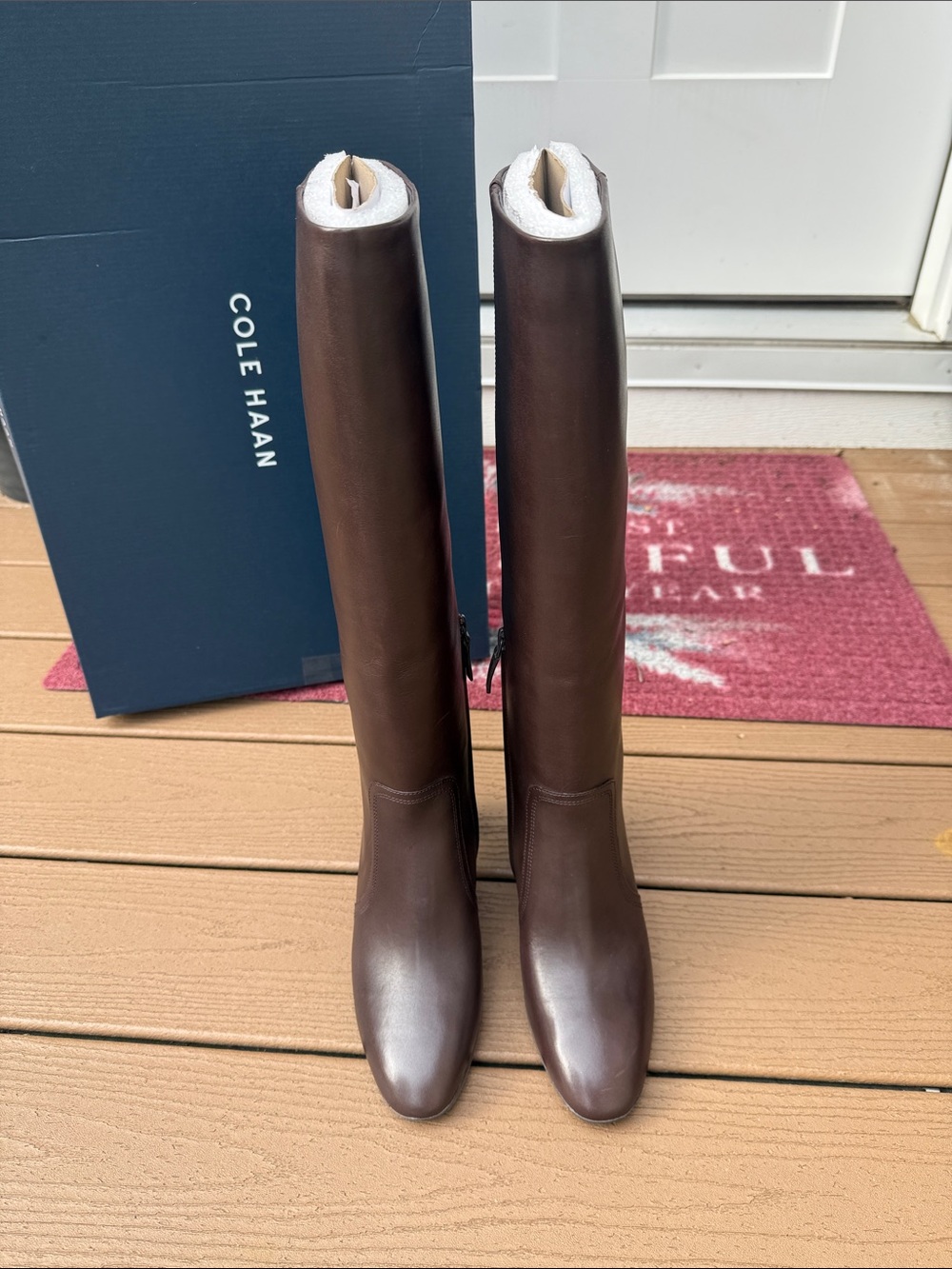 Cole Haan Women's Grand Ambition 2.0 Autumn Boots, Dark Chocolate Leather size 8 - Picture 2 of 12